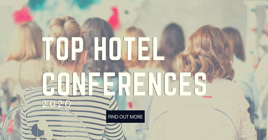 People in conference with caption top hotel conferences