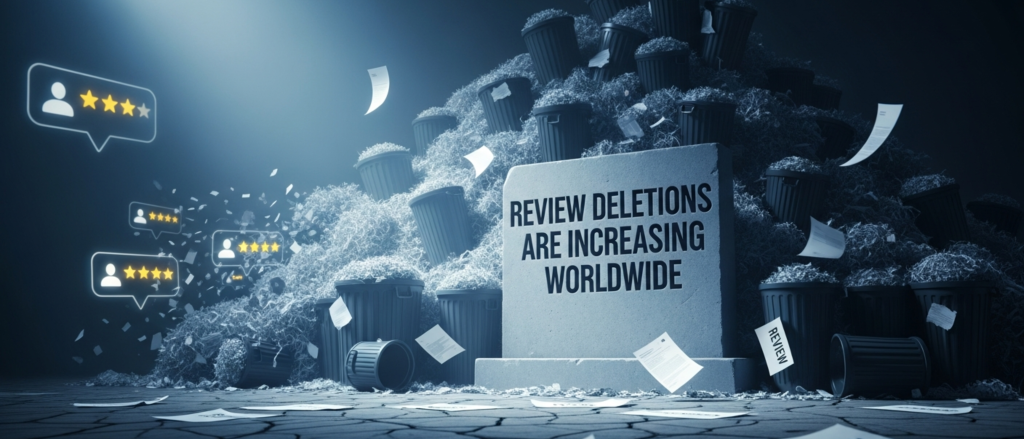 Review Deletions Are Increasing Worldwide