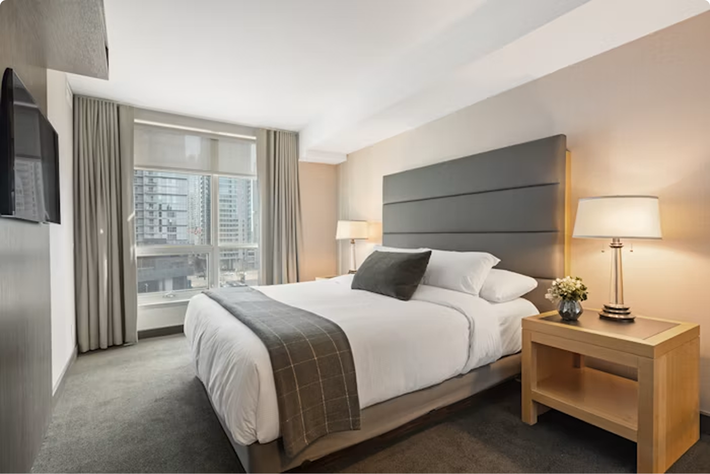 Luxury hotel room